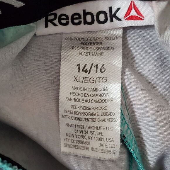 Reebok Boy's Sz 14/16 Athletic All Over Splatter Print Shorts - Picture 5 of 5